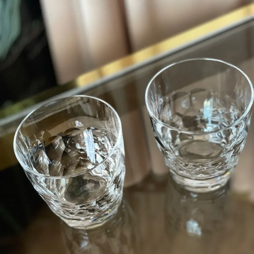 ♥️ Monique Lhuillier, Atelier Double Old Fashioned Glasses, pair Royal Doulton